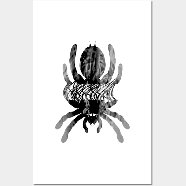 Tarantula Silhouette 81 (Tie Dye) Wall Art by IgorAndMore